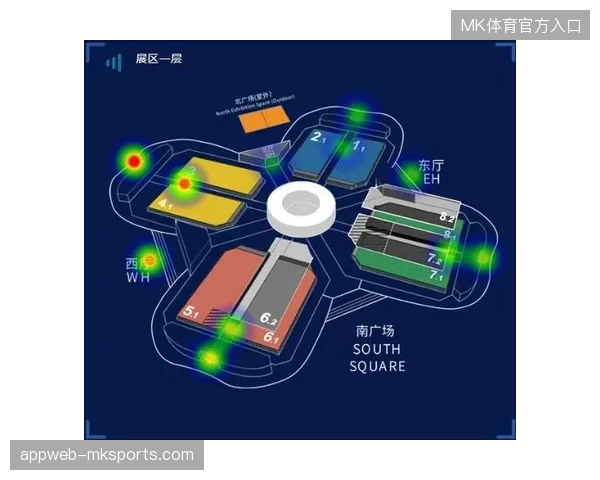 赛事期间场馆热力图数据表明优化导引动线能提升赞助展区平均停留时长45%